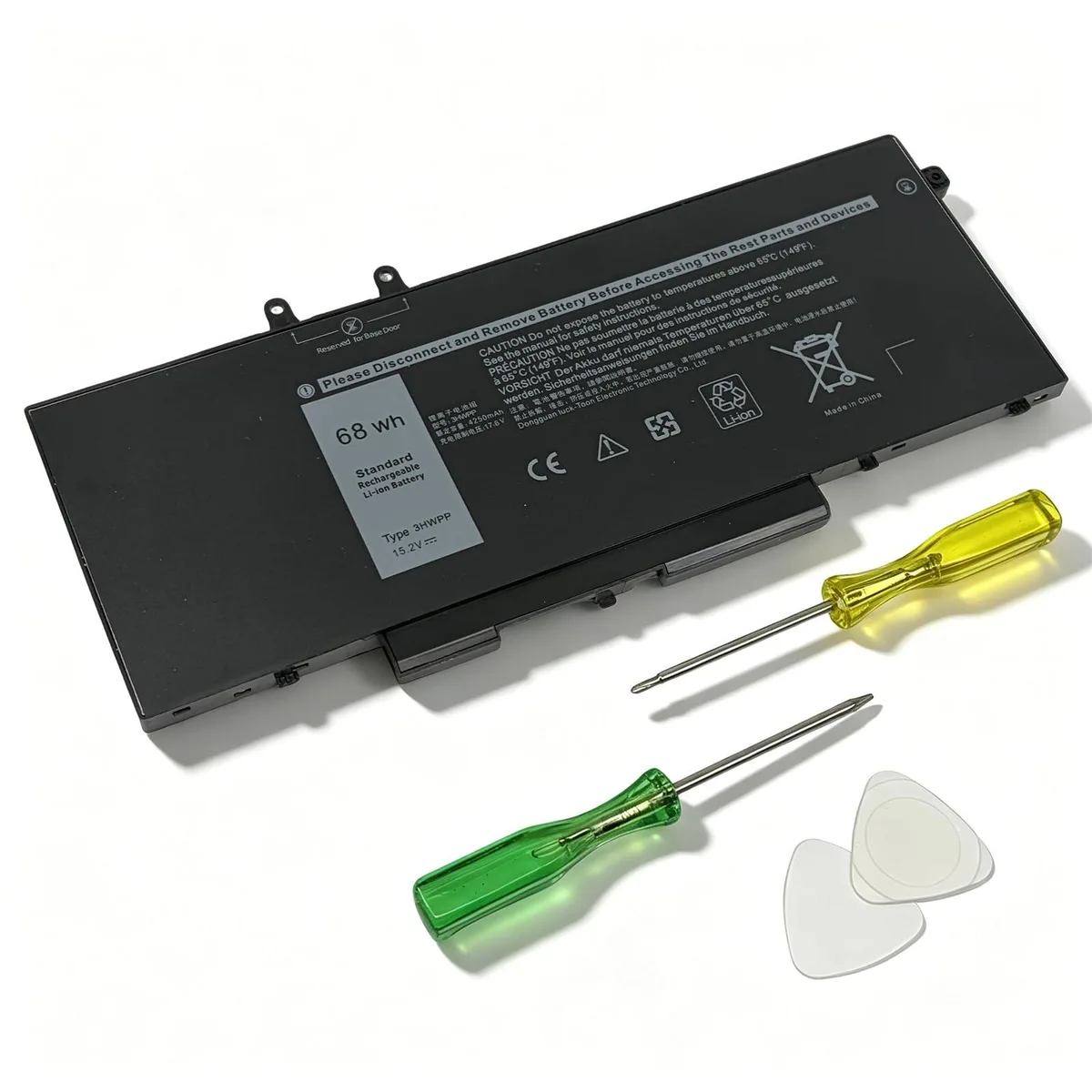 No Sew No Sew 3HWPP 68Wh 15.2V laptop battery Dell Latitude Precision Inspiron — product photo