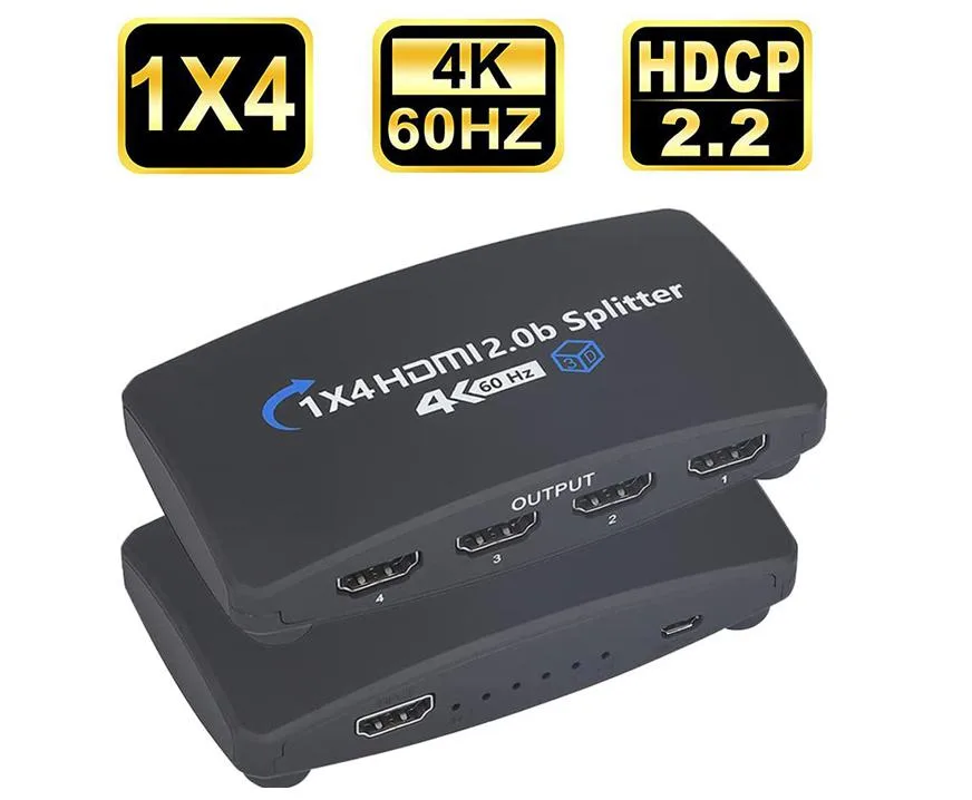ESTONE ESTONE OZF3-2 1x4 HDMI Splitter 4K 60Hz 18.2Gbps — product photo
