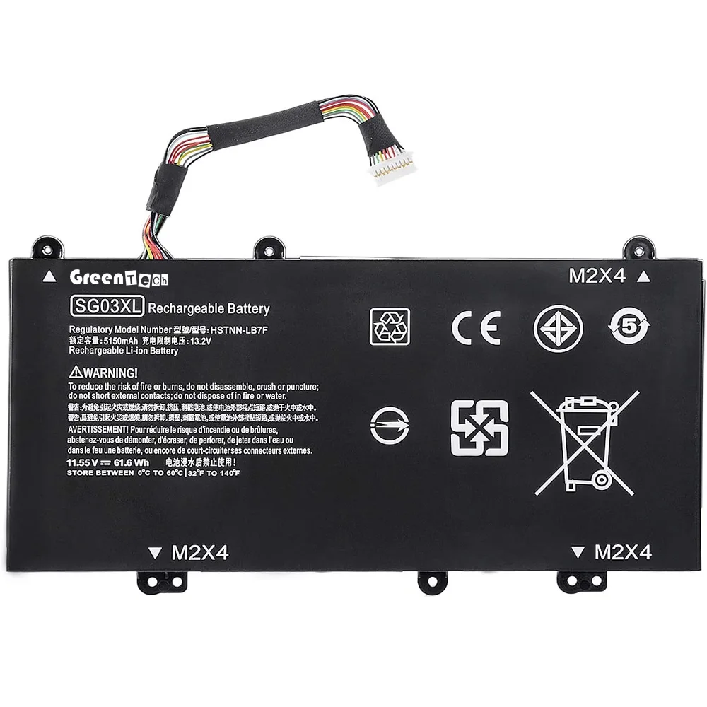 NShi NShi SG03XL laptop battery 11.55V 62WHR 3-cell — product photo