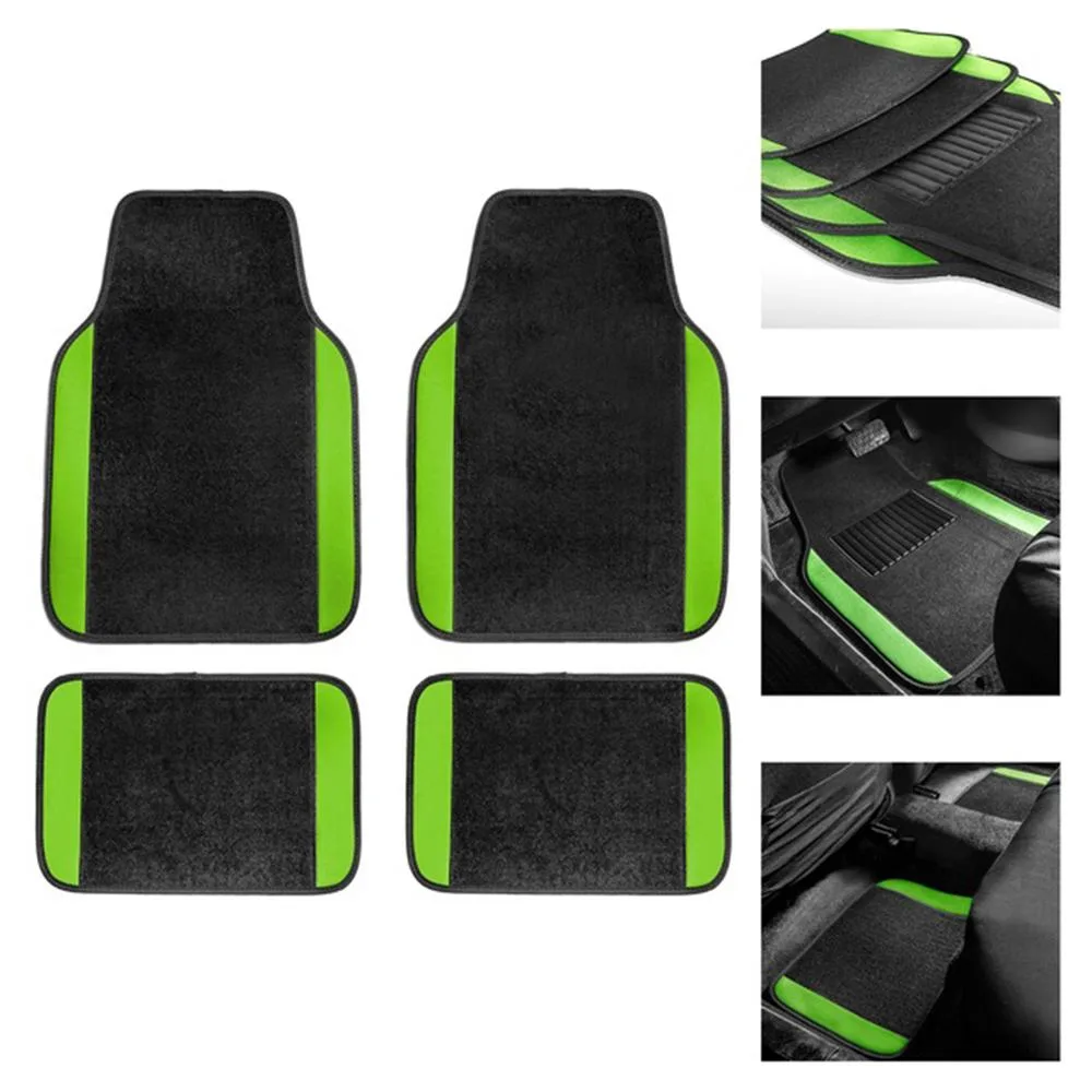 CJSolvesIt! CJSolvesIt! Universal Floor Mats 4pcs Green 14x50 1550g — product photo
