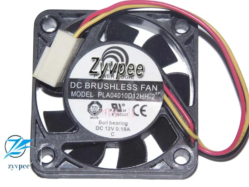 Zyvpee Zyvpee PLA04010D12HH-2 40x10mm 12V 0.18A 3-Pin Case Fan — product photo