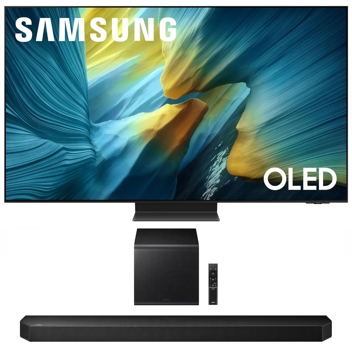 SAMSUNG SAMSUNG S95FA 65" OLED 4K 120Hz TV + HW-Q800F 5.1.2 Soundbar — product photo