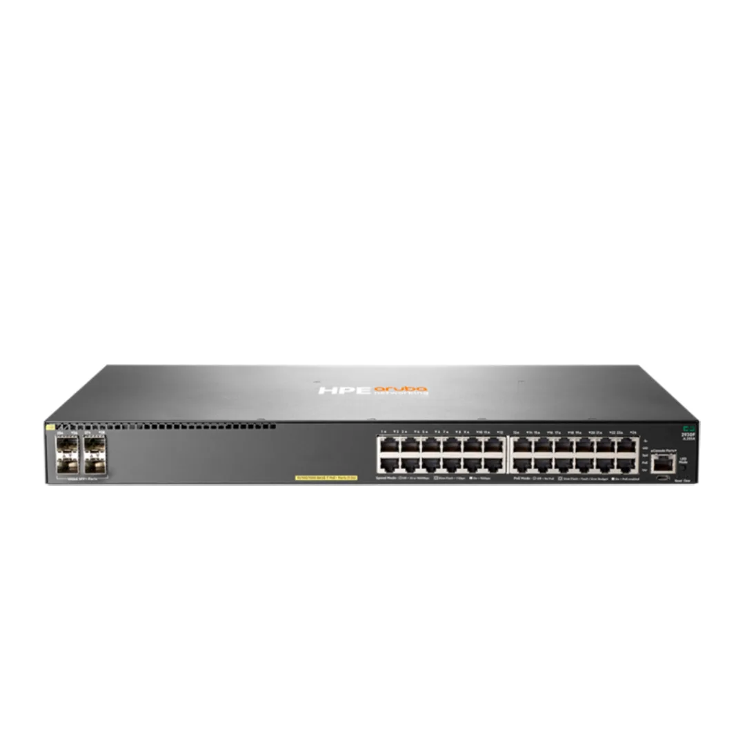 HPE HPE JL255A#ABA 2930F 24G PoE+ 4SFP+ network switch — product photo
