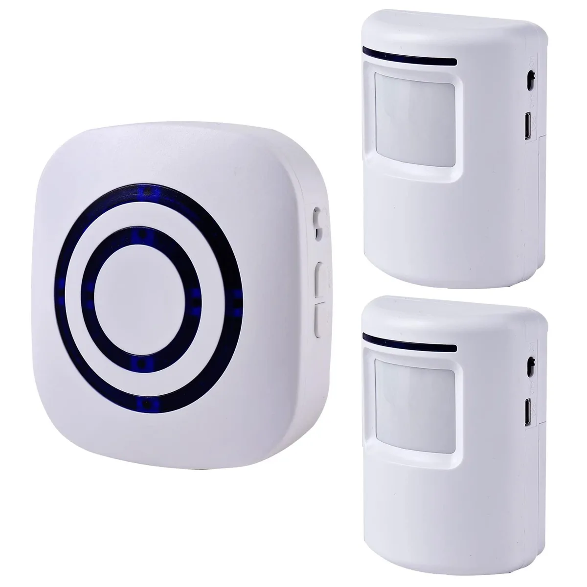  Emerson 0256-0258 Wireless Driveway Alarm 328 ft 2 Sensors 1 Receiver 38 Chimes — product photo