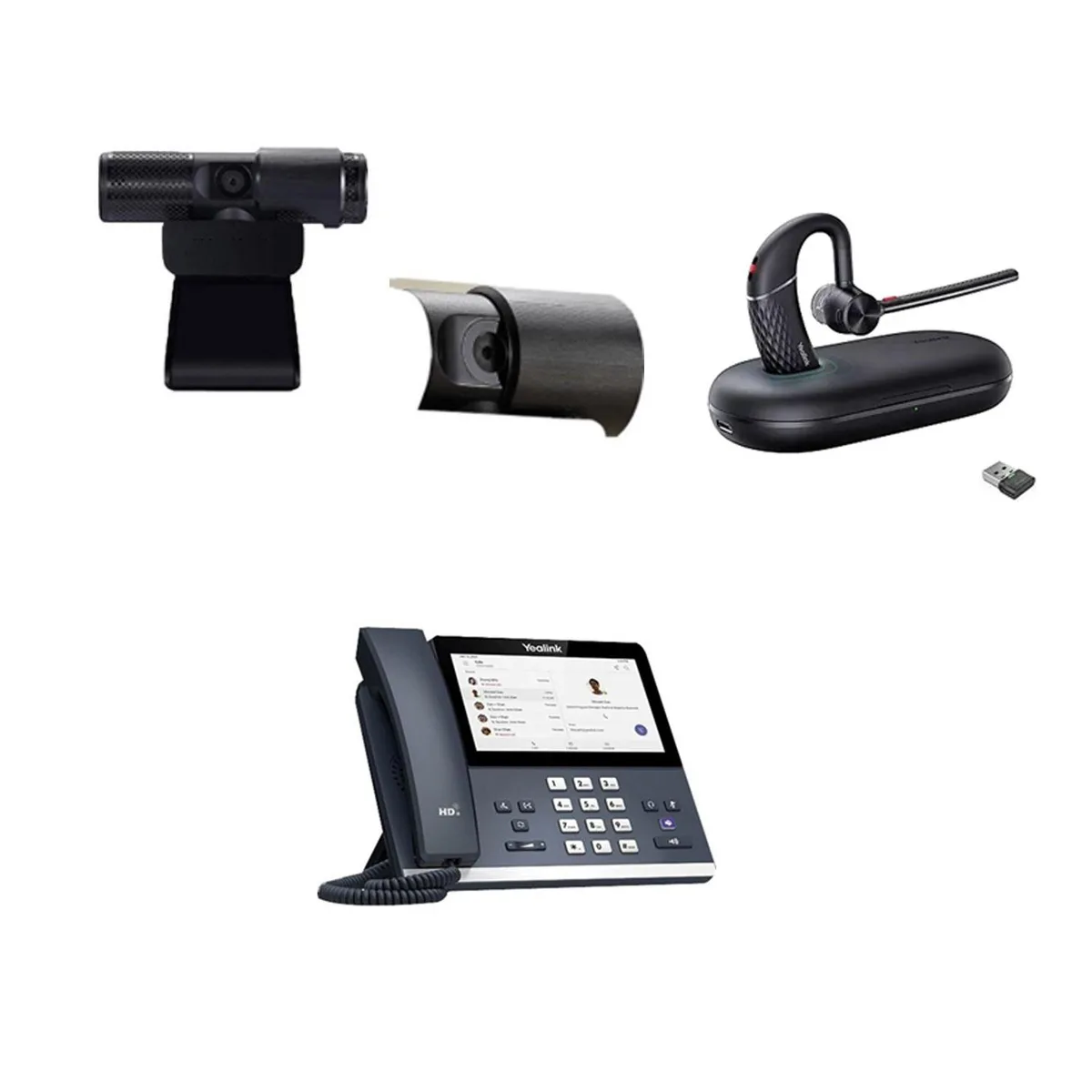 Yealink Network Technology Co., Ltd Yealink MP56 Teams Phone Bundle BH71 Pro Mono Bluetooth Headset Cam 313 Webcam — product photo