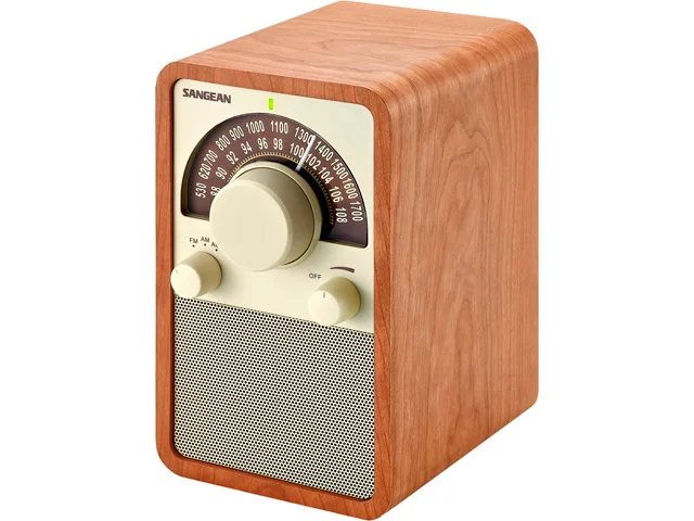 Sangean Sangean WR-15WL AM FM wooden radio walnut — product photo