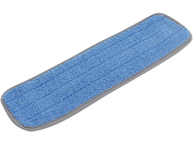 Boardwalk Boardwalk BWKMFM185BCFDZ Microfiber Mop Head Blue 18" x 5" Dozen — product photo