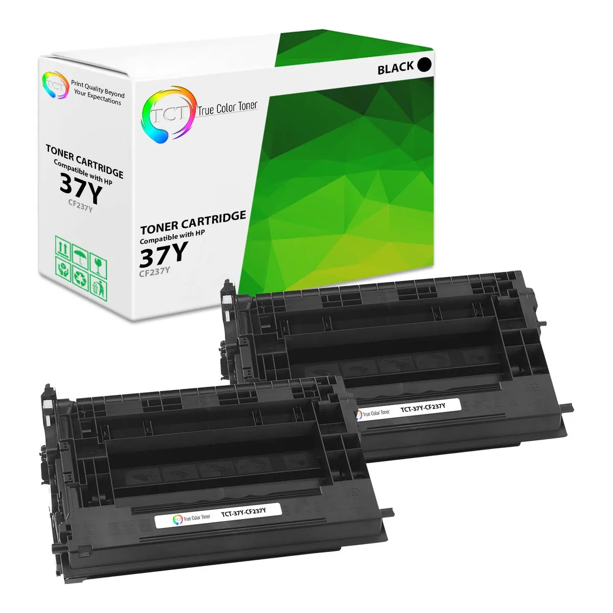 True Color Toner True Color Toner CF237Y Black 2 Pack 41000 Pages — product photo