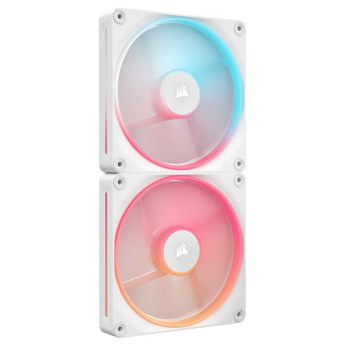 Corsair Corsair CO-9051056-WW iCUE LINK LX140-R RGB 140mm PWM Reverse case fan 2-pack White — product photo