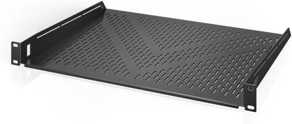 PISKEKAT PISKEKAT Vented Cantilever 1U Rack Shelf 14" Deep 19" 60lbs — product photo