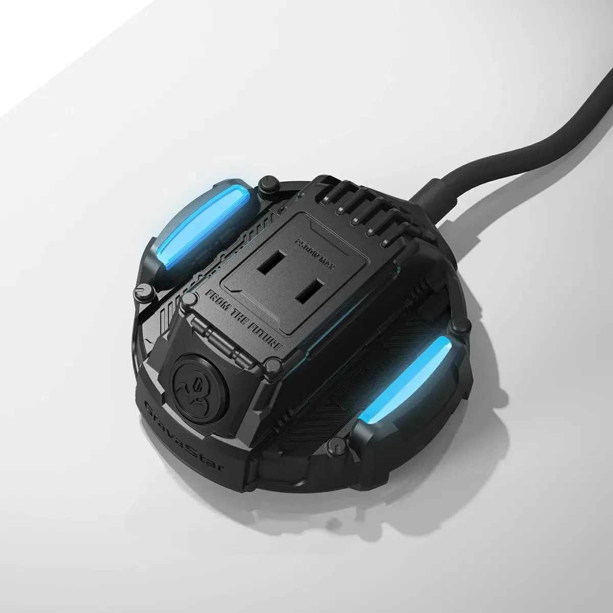 GravaStar GravaStar Power Strip black 1.5m flat plug 5.91×2.76×1.18 — product photo