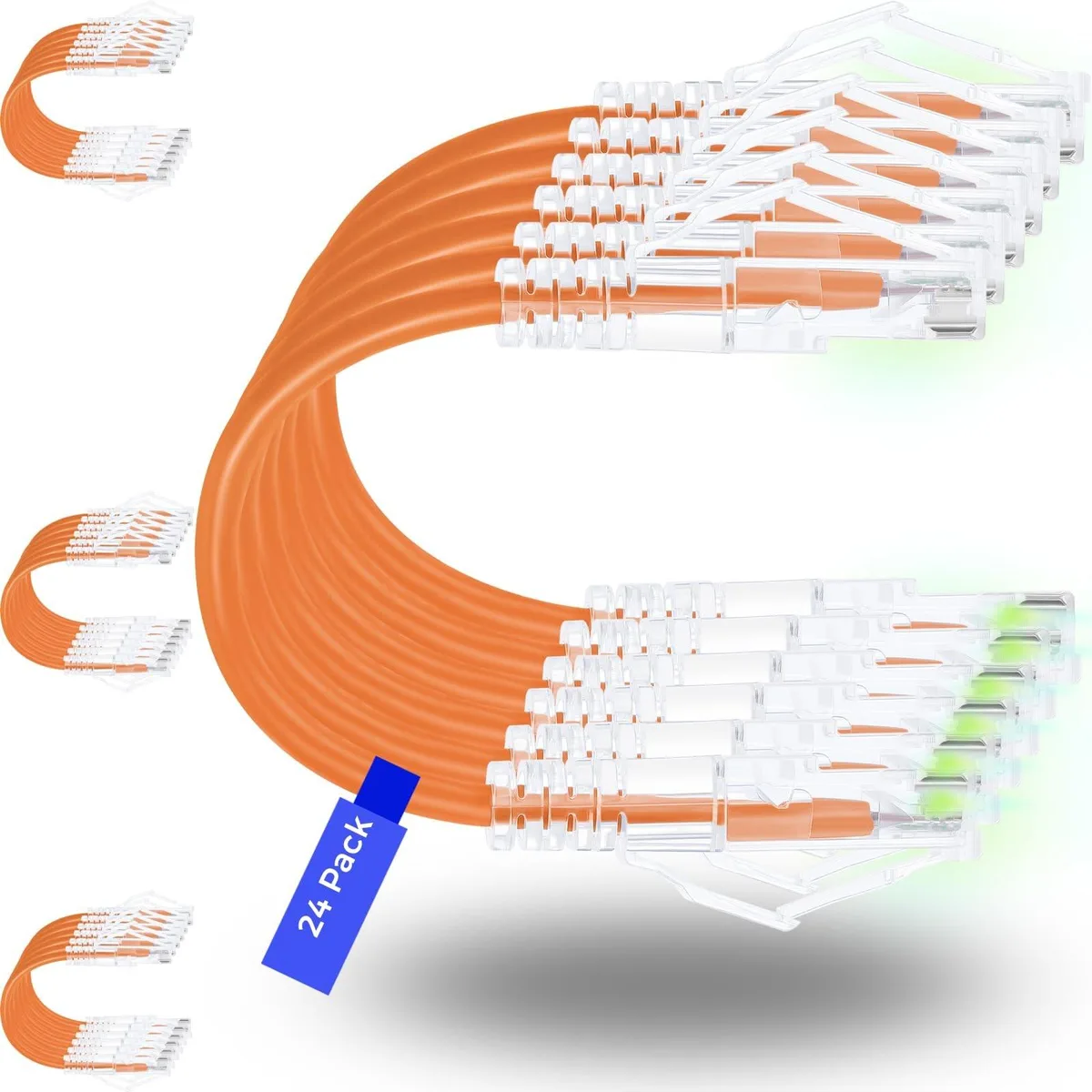 Barrow Mods Barrow Mods 24-pack CAT6a 0.5ft 28AWG 2 in 1 accessory — product photo