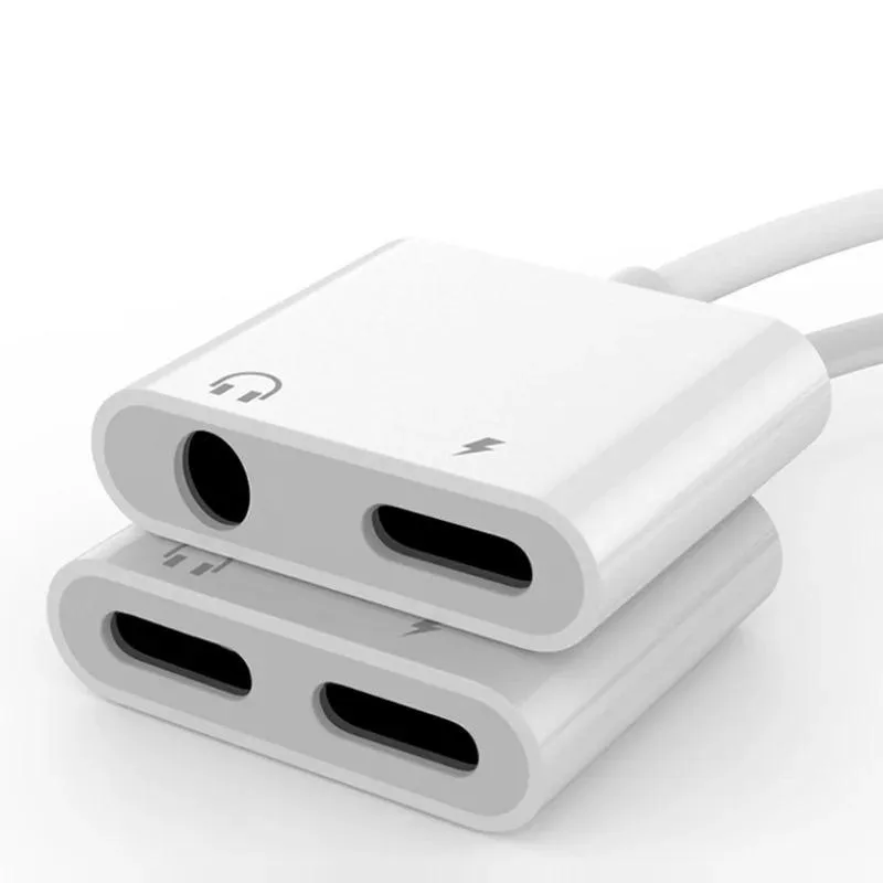 Defendwe Defendwe 3.5mm Lightning Audio Charging Adapter 80mm white — product photo
