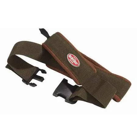Padded belt brace in transparent finish
