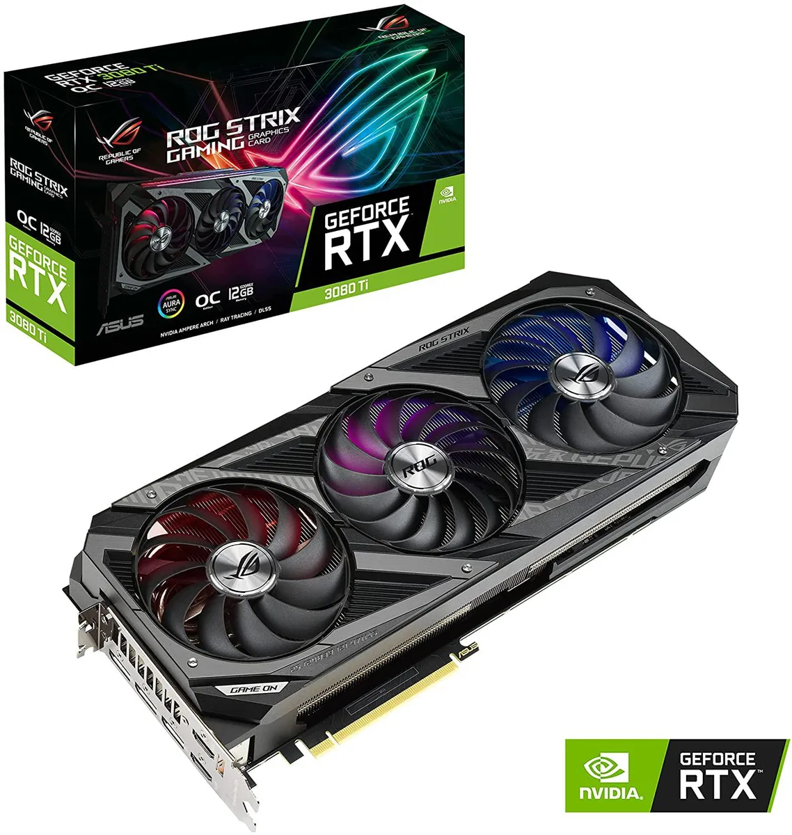 ASUS ASUS ROG Strix GeForce RTX 3080 Ti 12GB OC graphics card — product photo