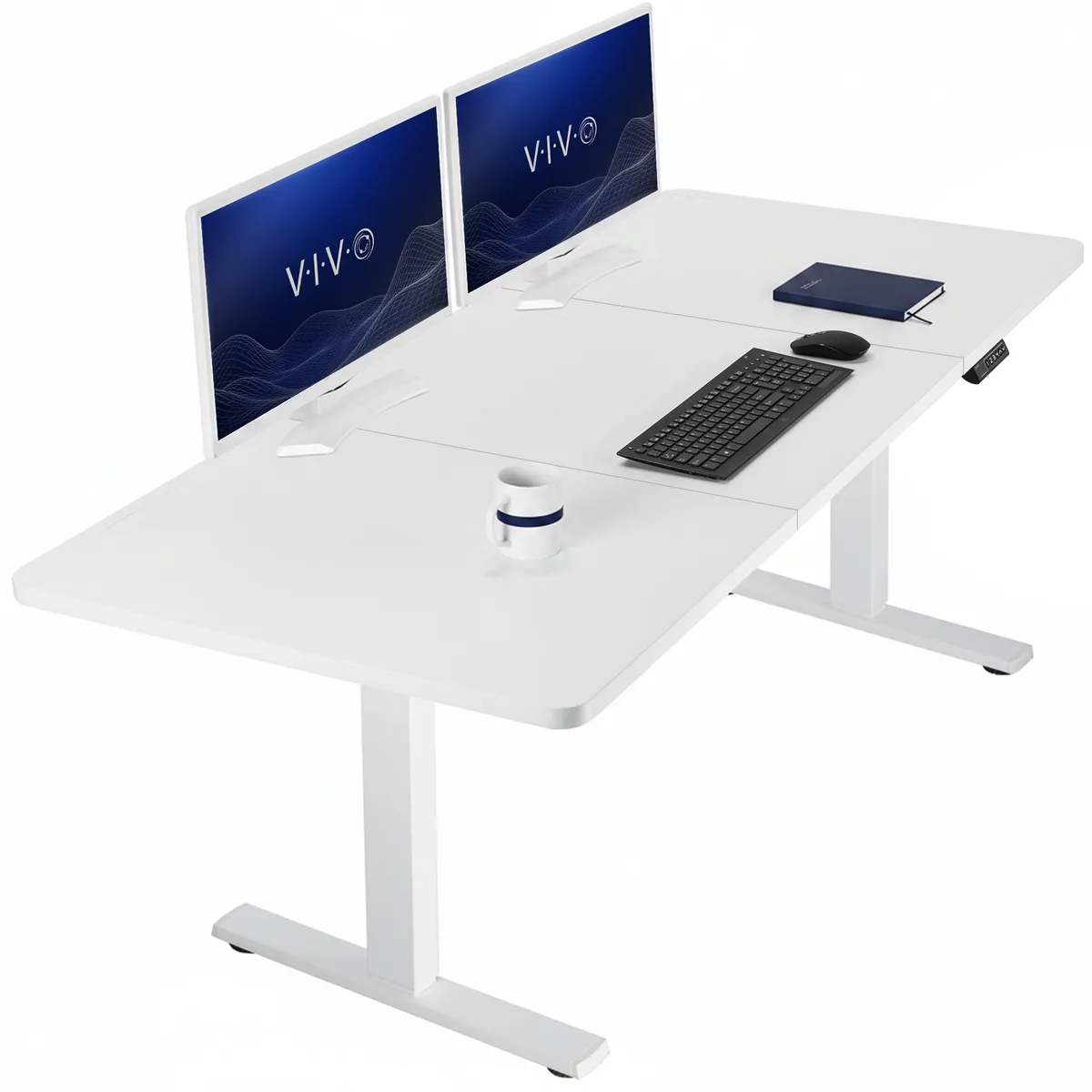 VIVO VIVO Electric Standing Desk 71 x 30 White/White — product photo