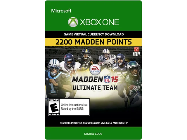 Electronic Arts Electronic Arts 7F6-00010 Madden NFL 15 2,200 Points Xbox One downloadable game — product photo