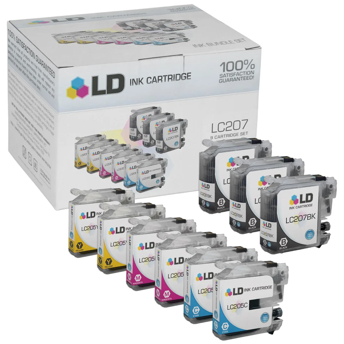 LD Products LD Products LC205/LC207 9PK Ink Cartridge Set — product photo