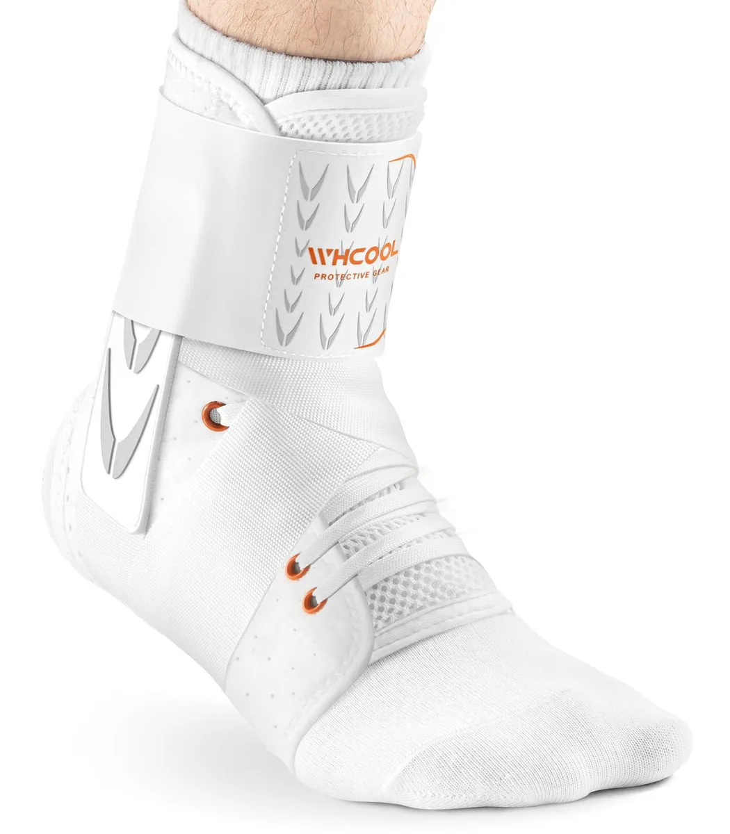 WHCOOL Ankle Support Small 10.4in-12in White/Orange — product photo
