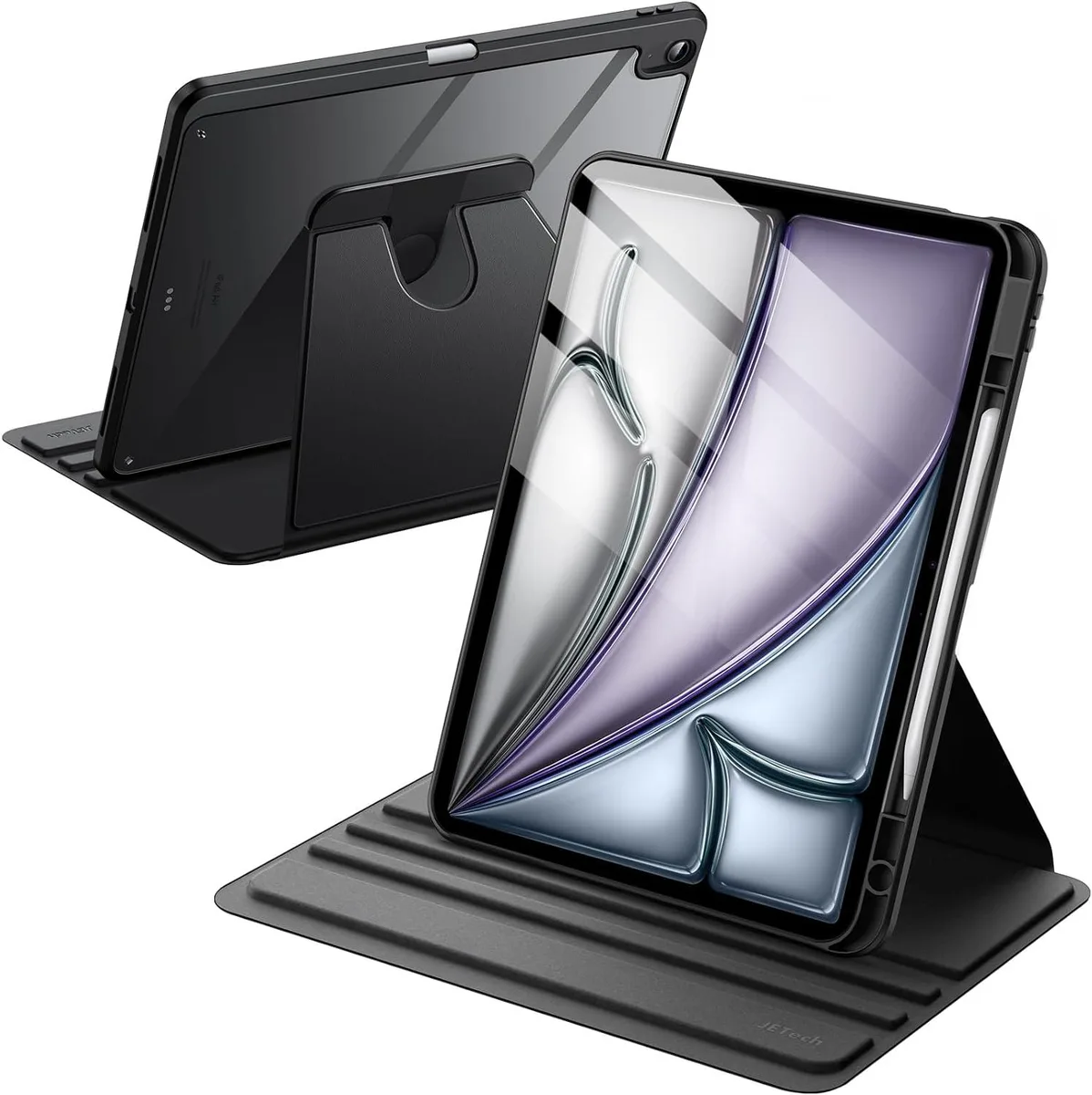 MCHOSE MCHOSE Rotating Tablet Stand 13-Inch 360° Auto Wake/Sleep Black — product photo