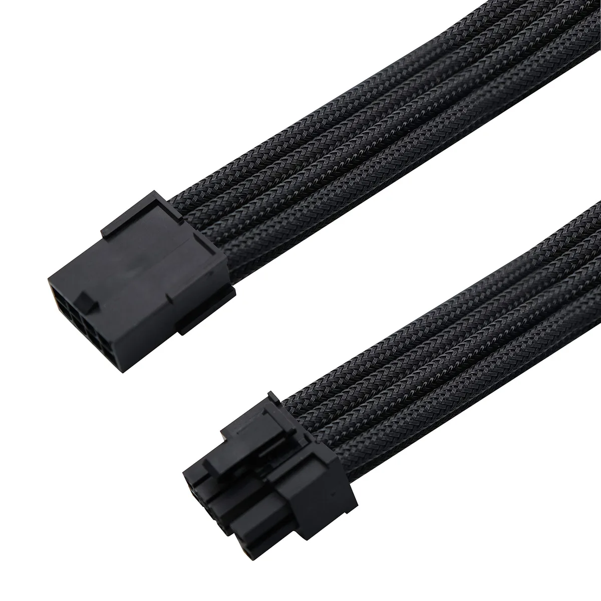  EZDIY-FAB US-B-8 to 6+2 pin 300mm PCIe power cable extension — product photo