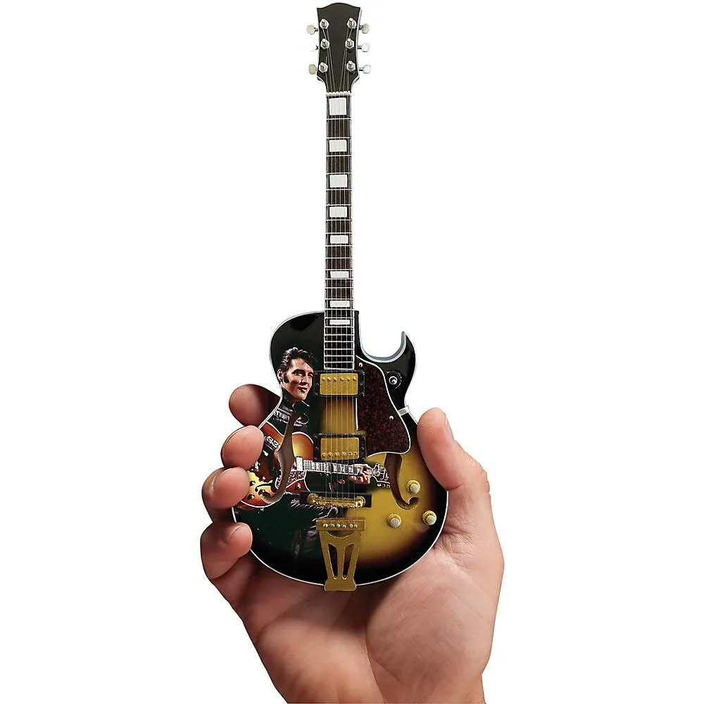 Axe Heaven Axe Heaven 211530 Elvis Presley 68 Special Hollow Body Miniature Guitar Replica Accessory — product photo