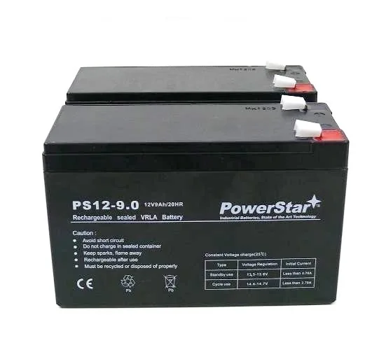 BatteryJack inc. BatteryJack inc. 12V 9AH SLA UPS Replacement Battery 2 Pack — product photo