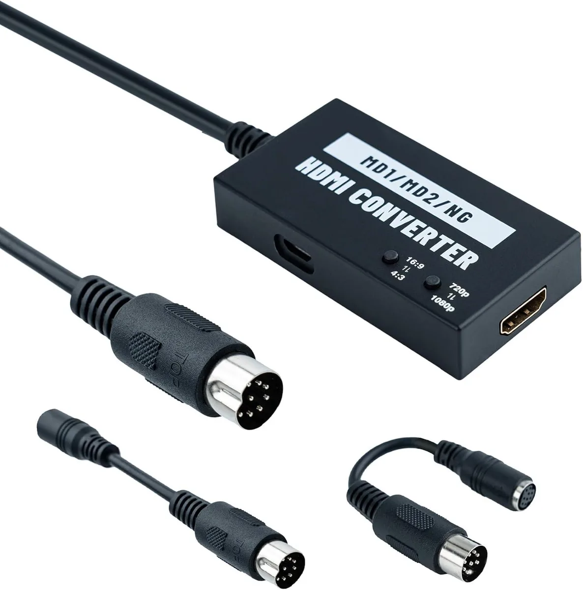 FLEANE FLEANE 1/2/3 HDMI audio adapter for Sega Genesis 1/2/3 CD CDX 32X Nomad NEOGEO 720P 1080P — product photo