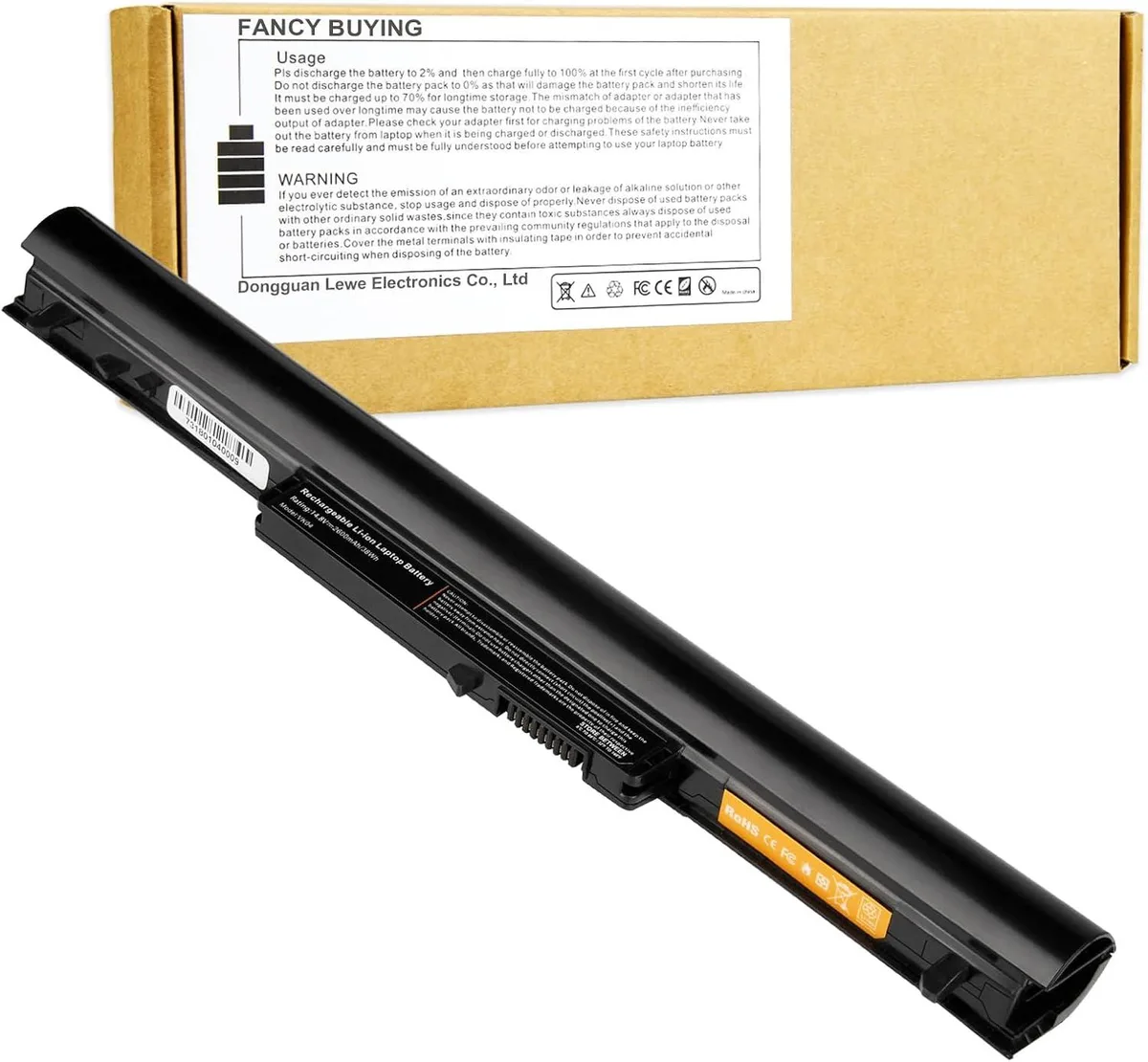 TAURKENAM TAURKENAM 38Wh 2600mAh 4-cell laptop battery 14.4V/14.8V — product photo