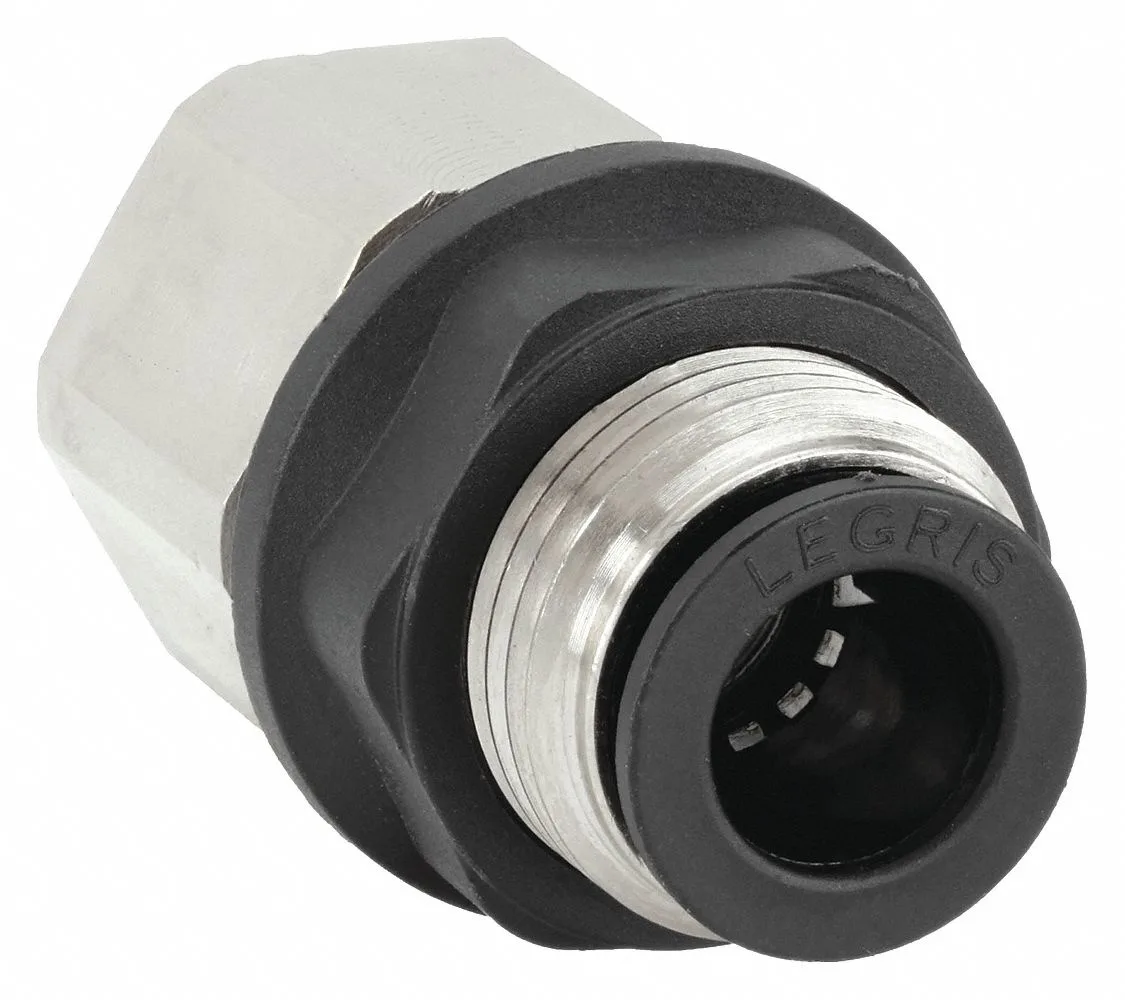 Legris Legris 3036 56 14 Push-Fit Adapter Fitting 1/4 in Brass 10 — product photo