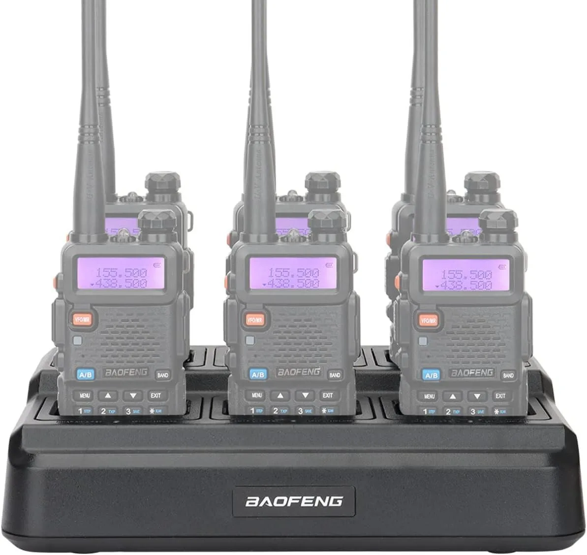 usbroway usbroway six-way charger two-way radio 24 x 18 x 6 cm — product photo