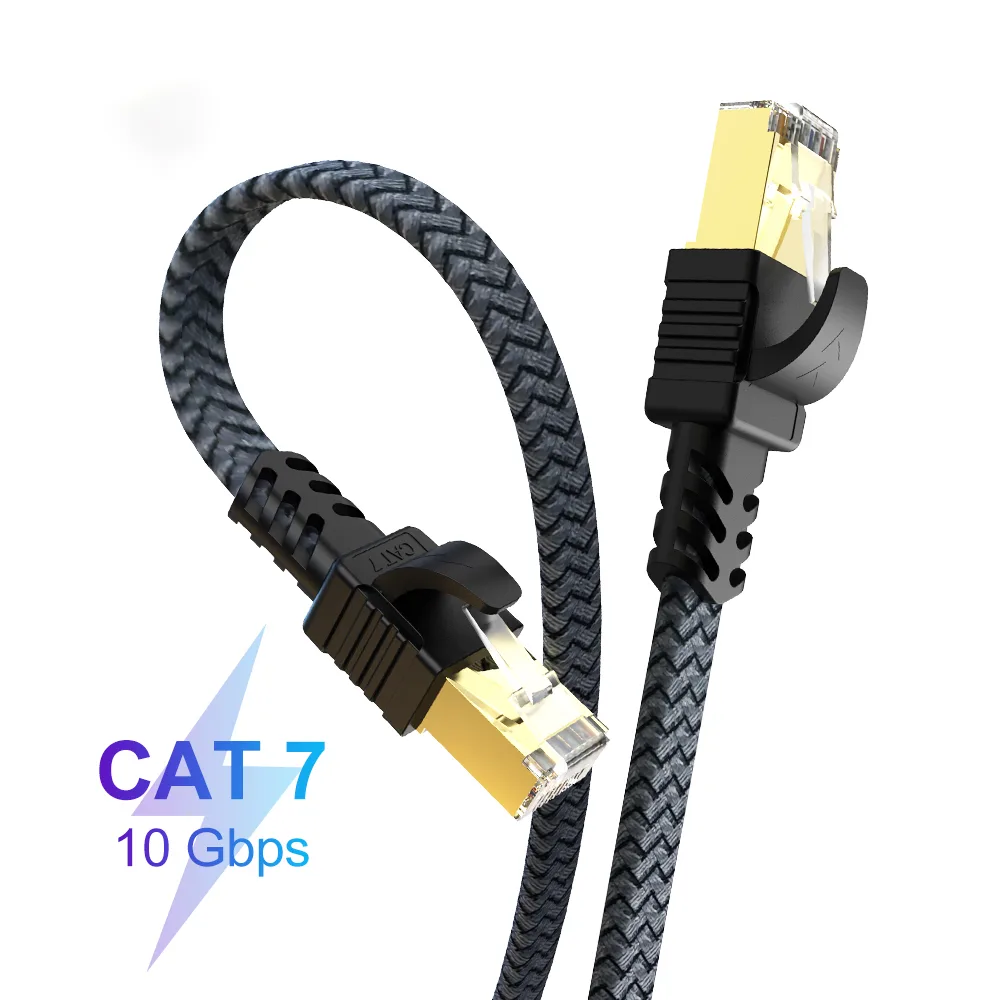 IHDAPP IHDAPP Cat7 RJ45 Ethernet Cable 10 ft Black — product photo