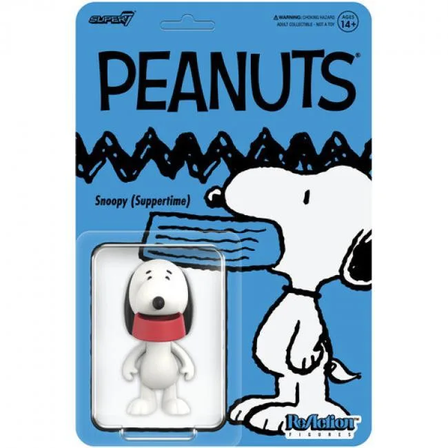 Super7 Super7 RE-PNUT-12468 Peanuts ReAction Figure Snoopy Suppertime 3.75 inch — product photo