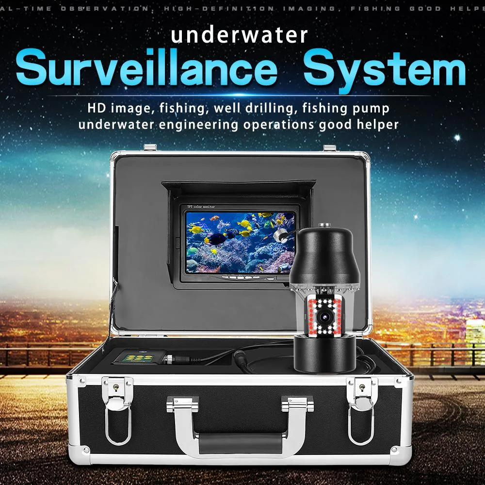 visiPower visiPower 7" DVR Underwater Camera 360° Pan 20m Cable 18 IR 20 White LEDs 1000TV Lines 8GB TF Card — product photo