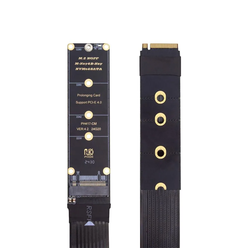 LORDWORLD LORDWORLD NGFF M-Key NVME Extender Card PCI-E 4.0 30cm Cable — product photo