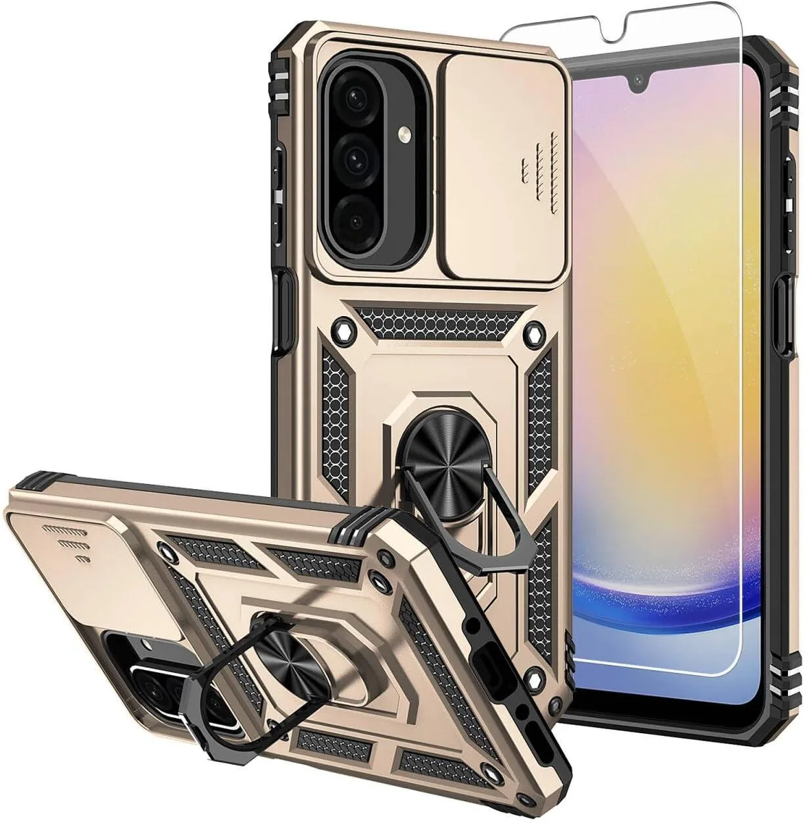 Transcend Transcend Galaxy A17 5G Case with Screen Protector & Lens Cover Gold — product photo
