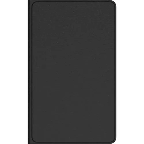 Black book fold case for 8.4 inch Samsung tablet, soft finish, stands at two angles