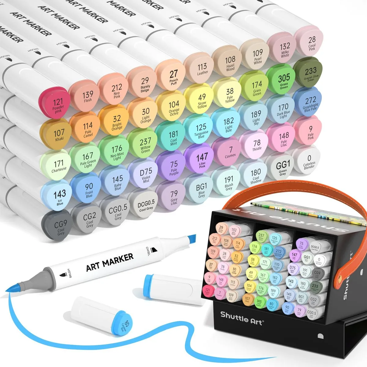 Avery 50 Colors plus 1 Blender Marker Set 12 colors 0.88 kg — product photo