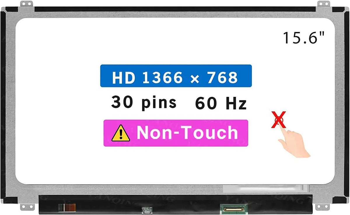 NUOLAISUN NUOLAISUN 15.6" laptop screen HD 1366*768 30-pin for Dell Inspiron 15 3541-3595 — product photo