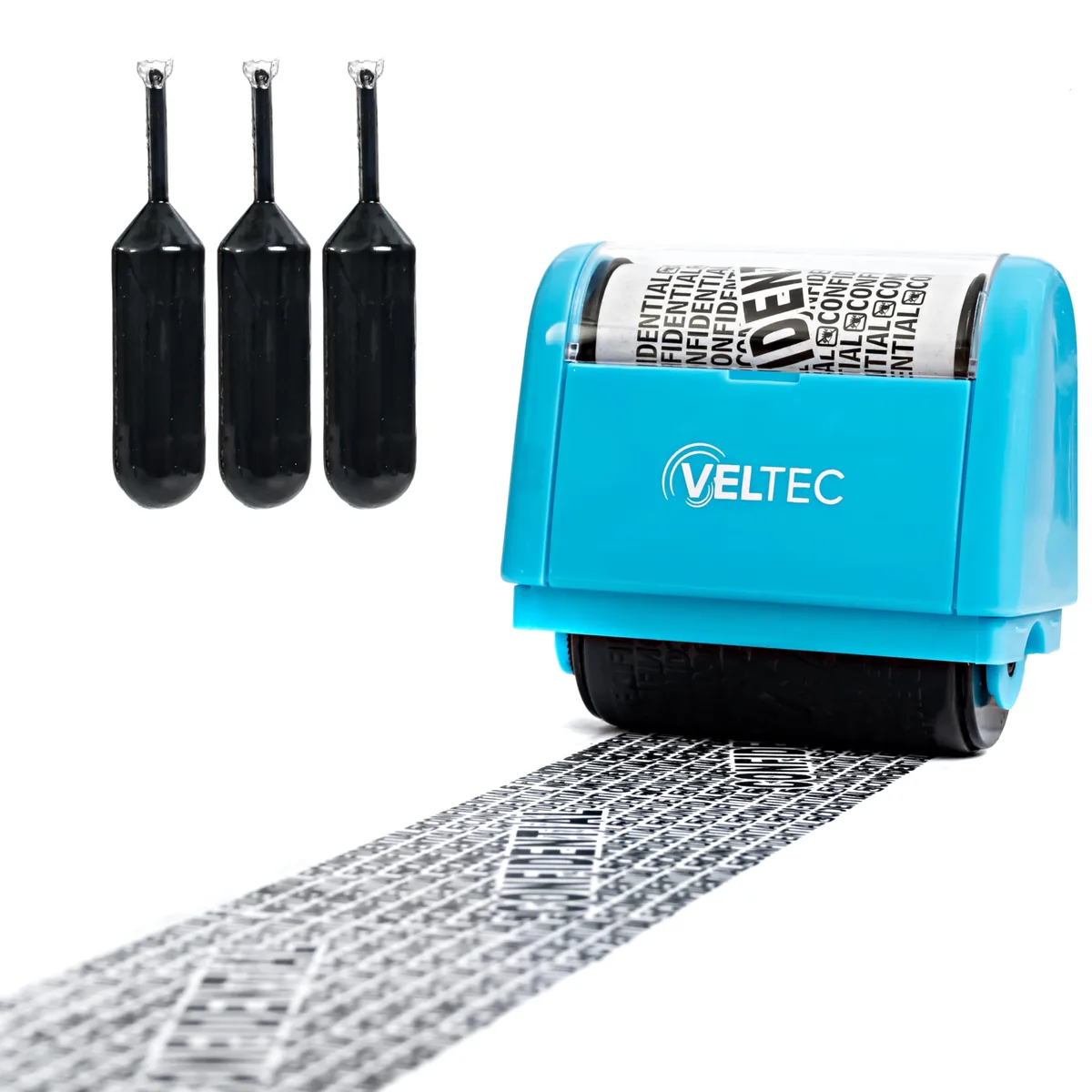  Veltec ID Protector Roller Stamp Blue Stamp+3 Refills — product photo
