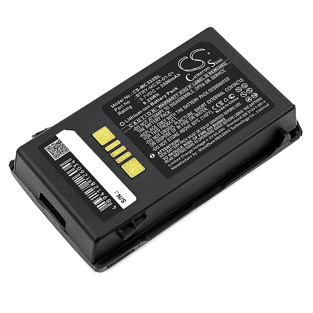 Centenex Electronics Centenex Electronics DS-CS-MC320SL barcode scanner battery 2500mAh — product photo