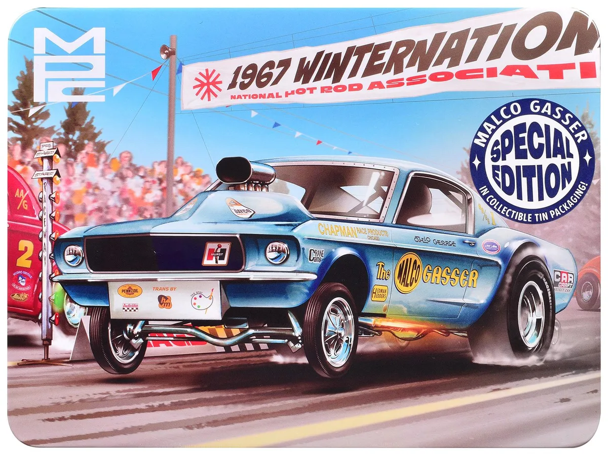 Mpc Mpc Ohio George's Malco Gasser 1/25 Scale Model Kit 119 Parts Collector's Tin — product photo