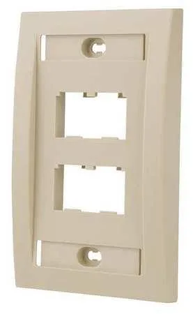 Panduit Panduit CFPE4EIY single-gang 4-port switch plate ivory — product photo