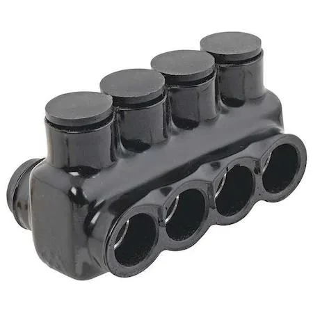 Polaris nsi Polaris nsi IPLD350-6B Multitap Connector Aluminum Black Hex 6 Port — product photo