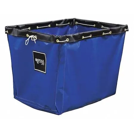Royal Basket Trucks Royal Basket Trucks 10 Bu Blue Vinyl Replacement Liner 36x24x25 in — product photo