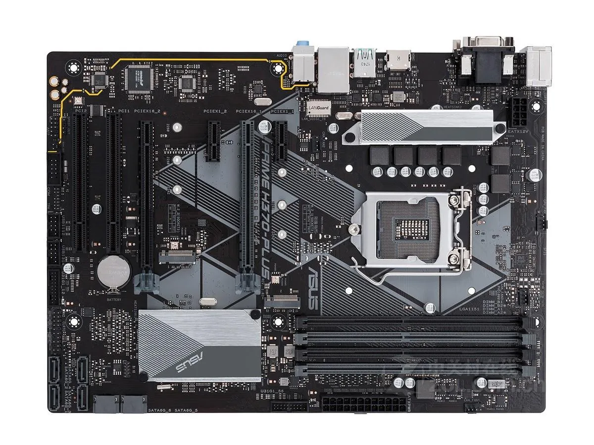 ASUS ASUS PRIME H370-PLUS Intel H370 LGA 1151 DDR4 64GB ATX motherboard — product photo