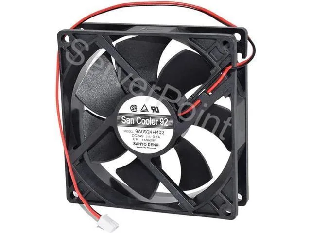 LORDWORLD LORDWORLD 9CM 9025 24V .1A 9A0924H402 2 Line Silent dual ball bearing heat dissipation fan — product photo