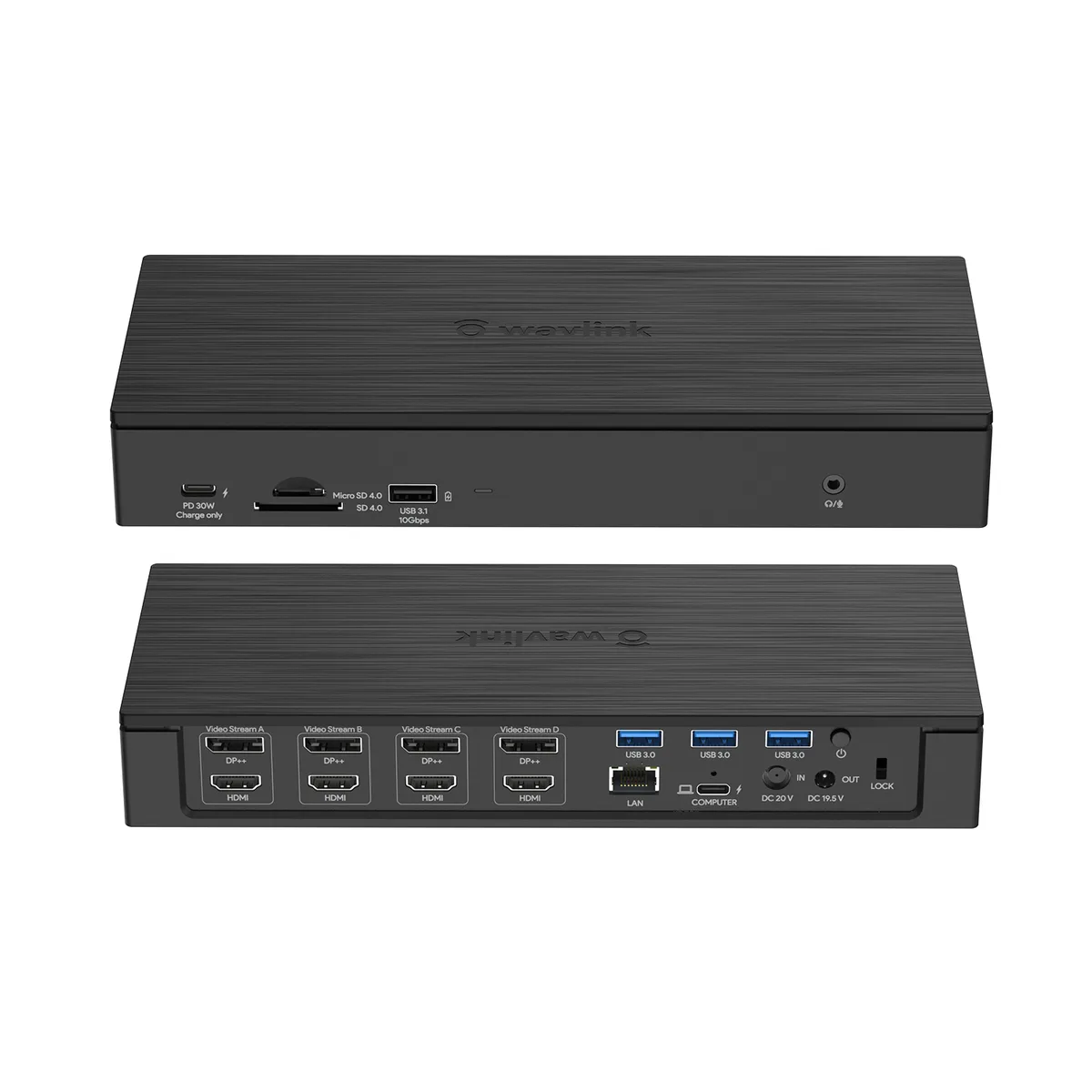 Wavlink Wavlink 69PD10 Docking Station Quad 5K/4K 100W 180W 2.5Gbps SD 4.0 — product photo