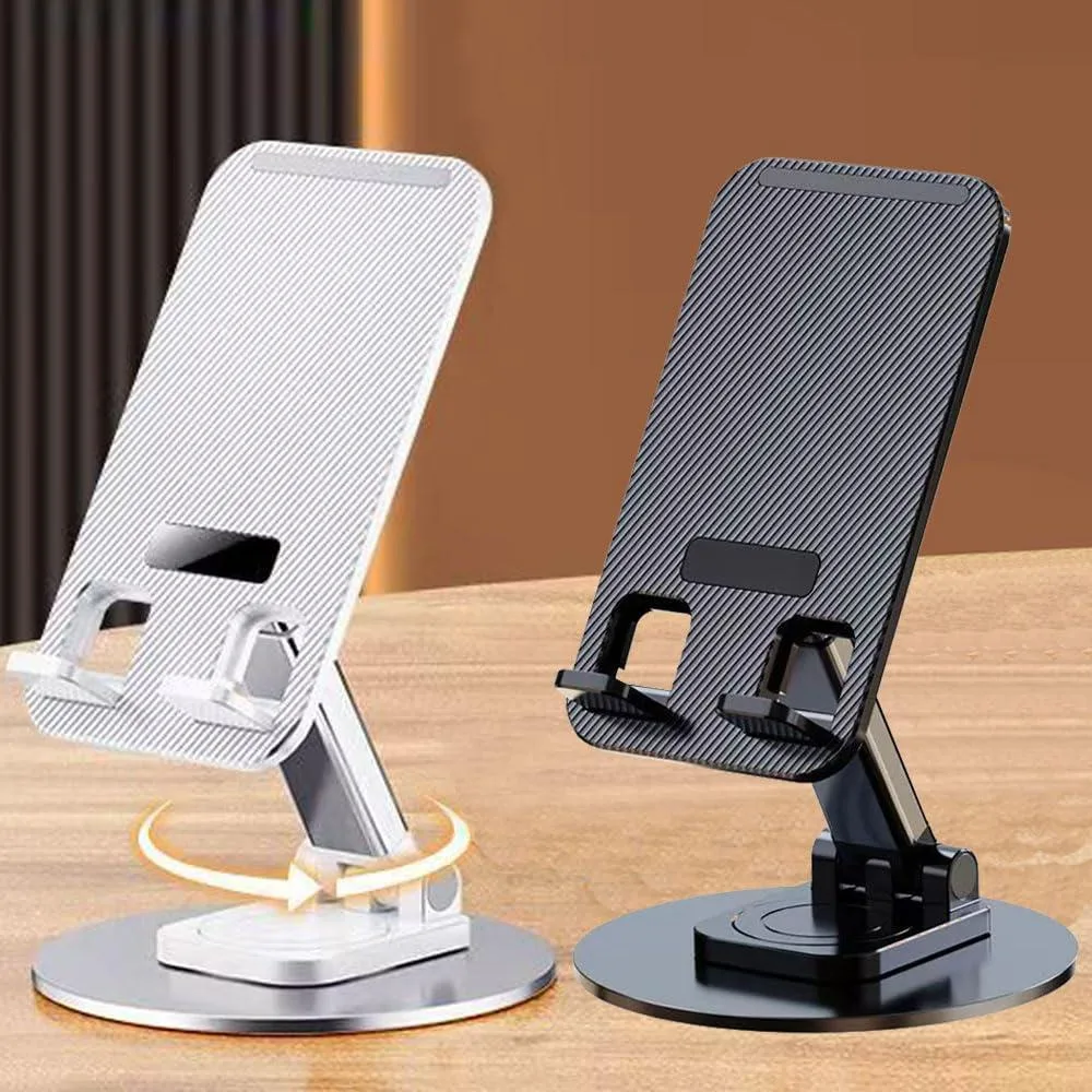  ANRACHEL 2-pack adjustable desk phone mount (Black + White) — product photo