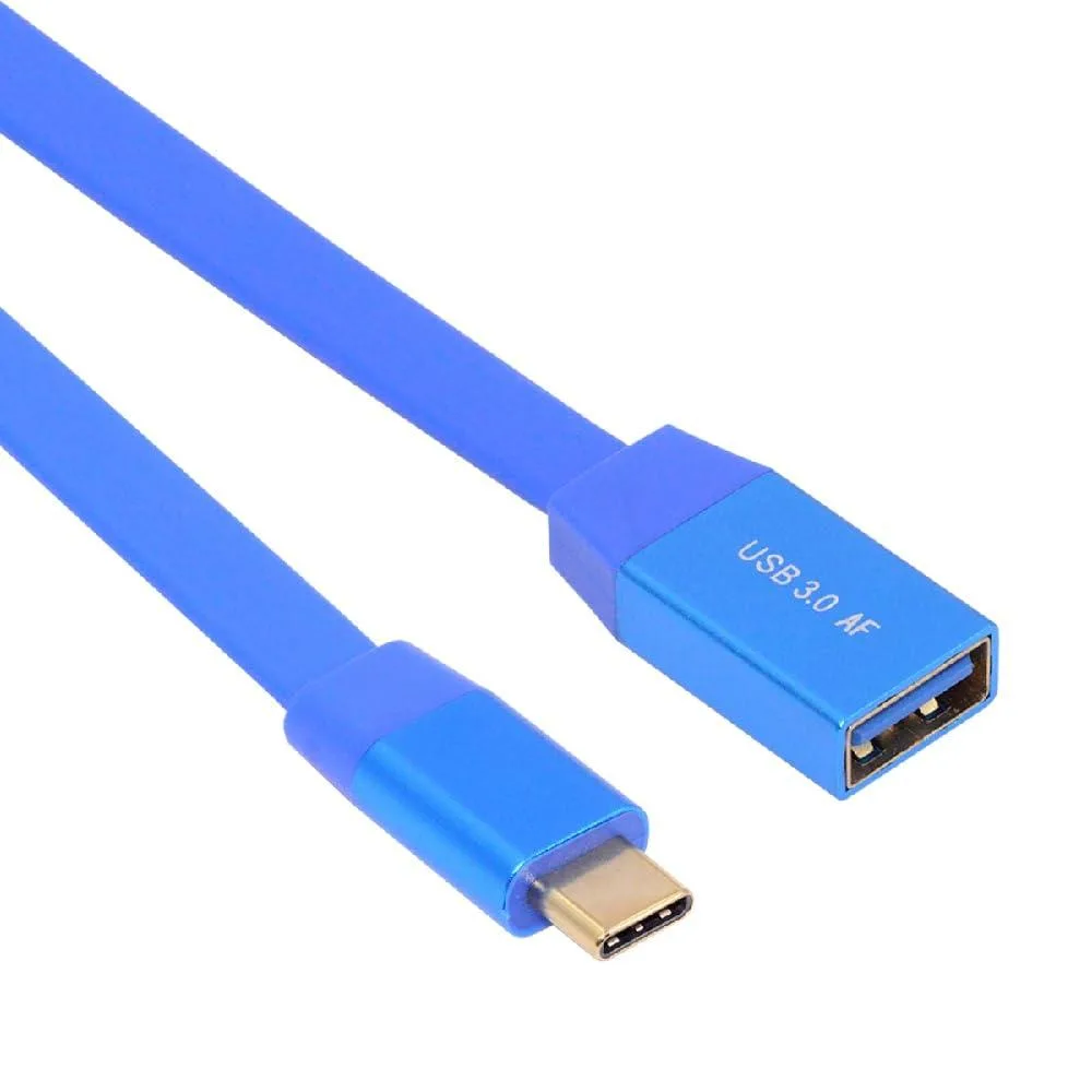 Fervit Fervit USB-C OTG cable 10Gbps 15W 20cm blue — product photo